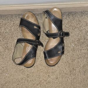 Fly London Black Women's Sandals